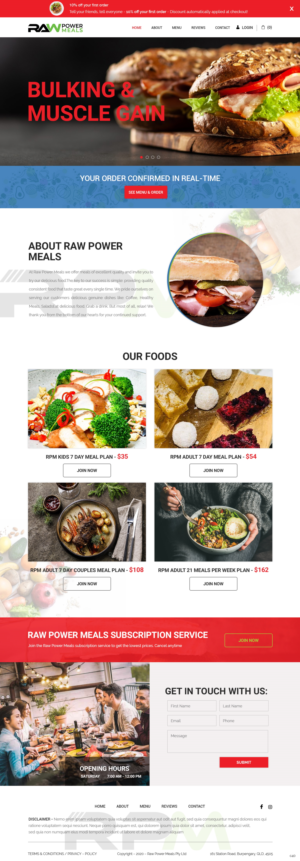 Web Design par pb pour Raw Health Systems | Design : #24108721