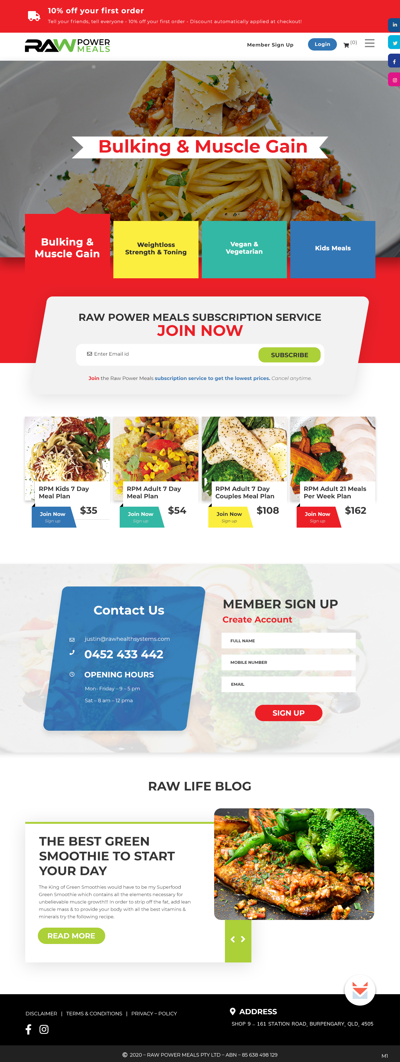 Web Design par pb pour Raw Health Systems | Design #24117936