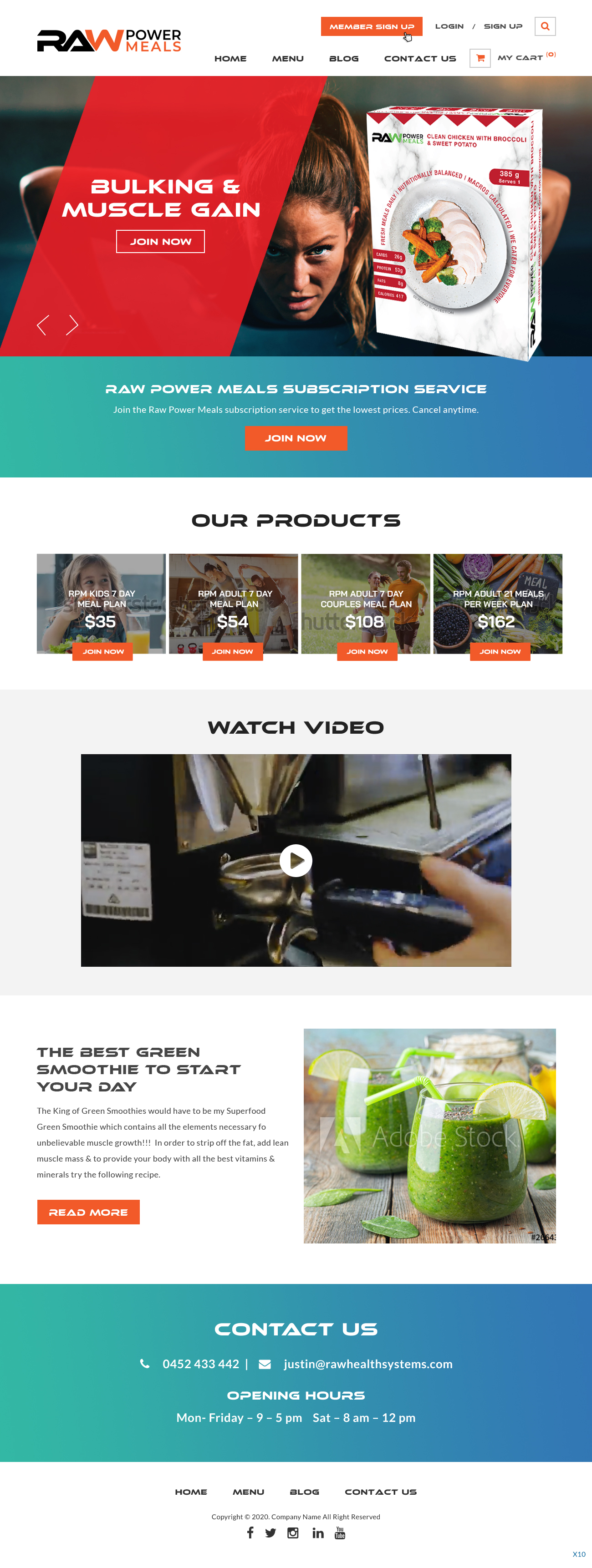 Web Design par pb pour Raw Health Systems | Design #24172550