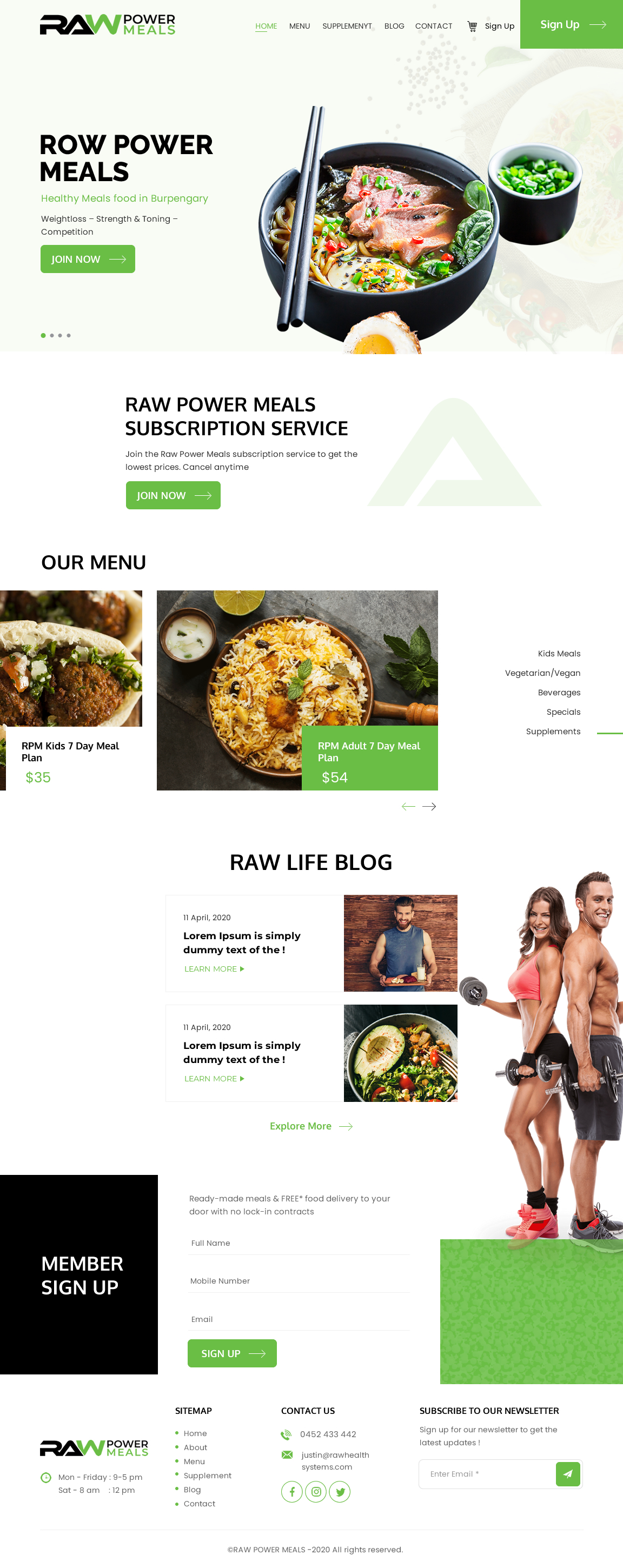 Web Design by rightway for Raw Health Systems | Design #24154579