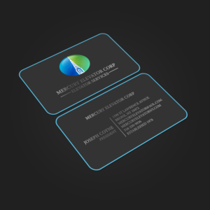 MERCURY ELEVATOR CORP | Business Card Design by henok mulugeta8