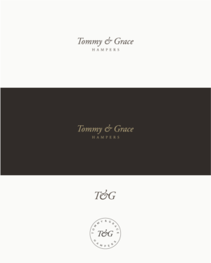 Tommy & Grace Hampers as well as incorporating T&G | Logo Design by Meraki*