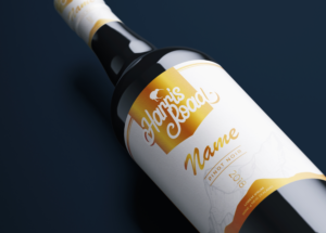 Premium Juice and Wine Bottle Label | Label Design by OroojF