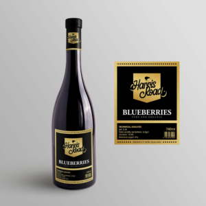 Premium Juice and Wine Bottle Label | Label Design by RenCan