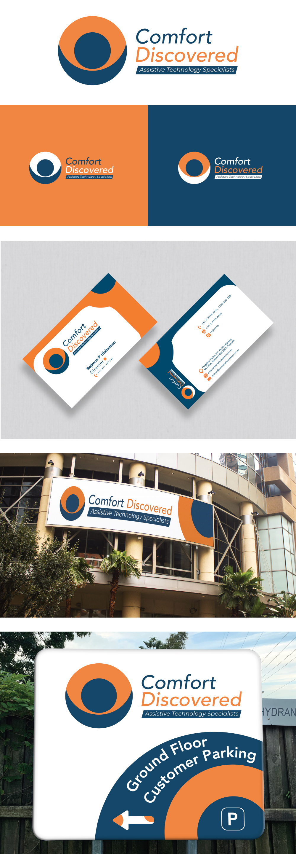 Stationery Design by Intro Base for Comfort Discovered | Design #24133879