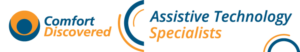 Comfort Discovered (name),  Assistive Technology Specialists (description of what we do) | Stationery Design by Krishno