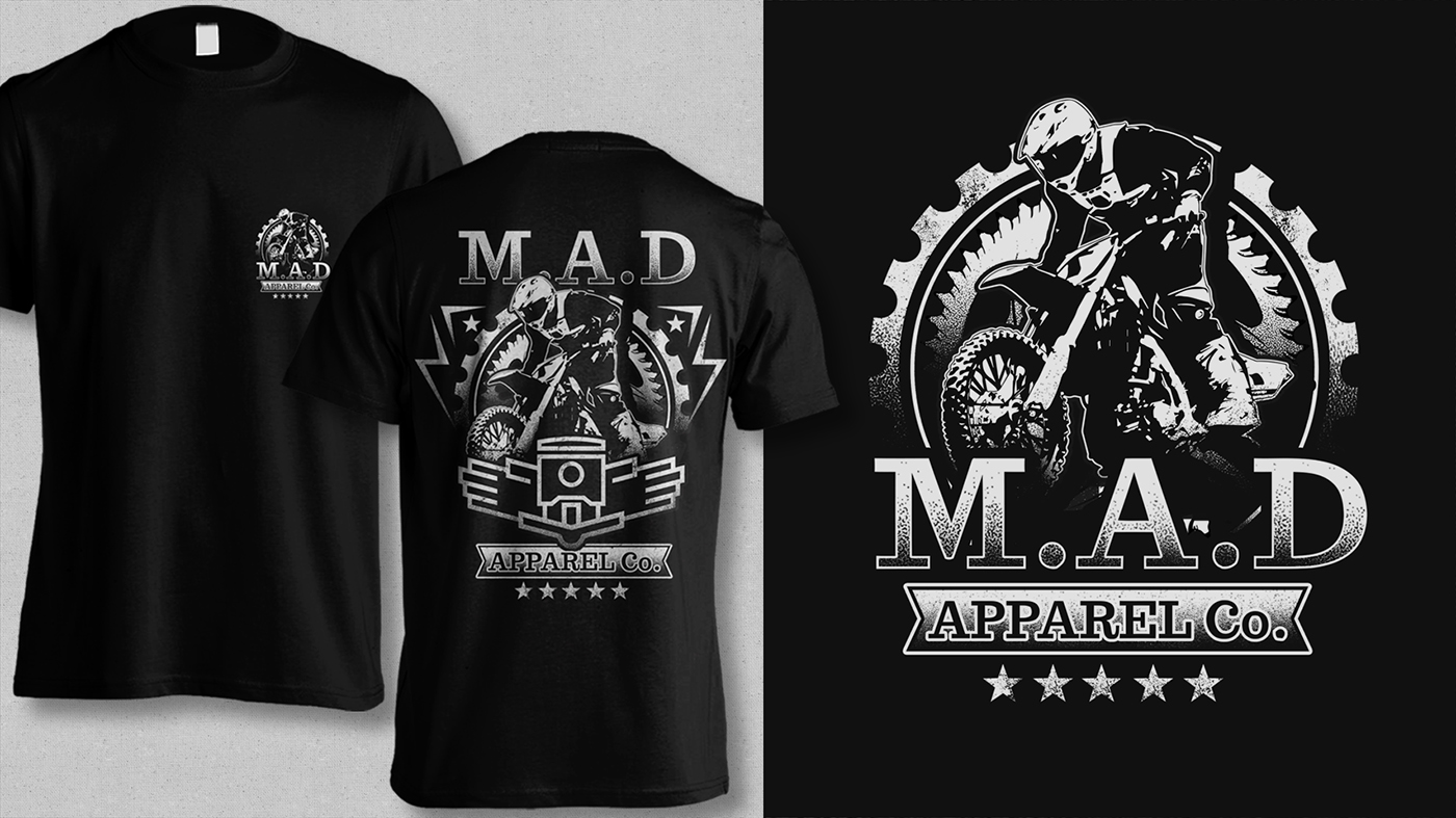 T-shirt Design by Jonya for MAD Apparel Co. | Design #24118285