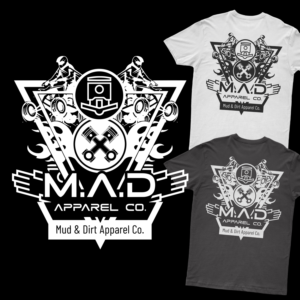 Design de T-shirt par cahayafatimah pour MAD Apparel Co. | Design #24095102