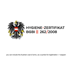 HYGIENEZERTIFIKAT BGBI II 262/2008 | Logo Design by R Graphic