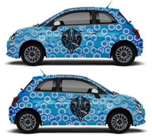 Fiat 500 Car Wrap Designs | Diseño de Rotulación de Vehículo por The Faisal