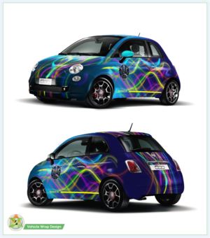 Fiat 500 Car Wrap Designs | Diseño de Rotulación de Vehículo por Azhoeck