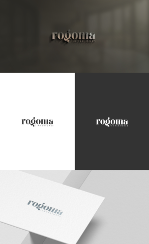 Diseño de Logo por GLDesigns para Rogoma Interiores | Diseño: #24093697