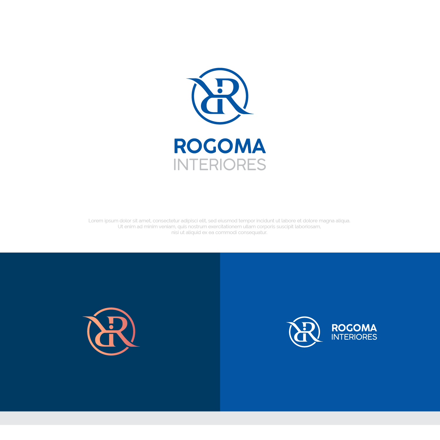 Logo Design by M6G for Rogoma Interiores | Design #24133366