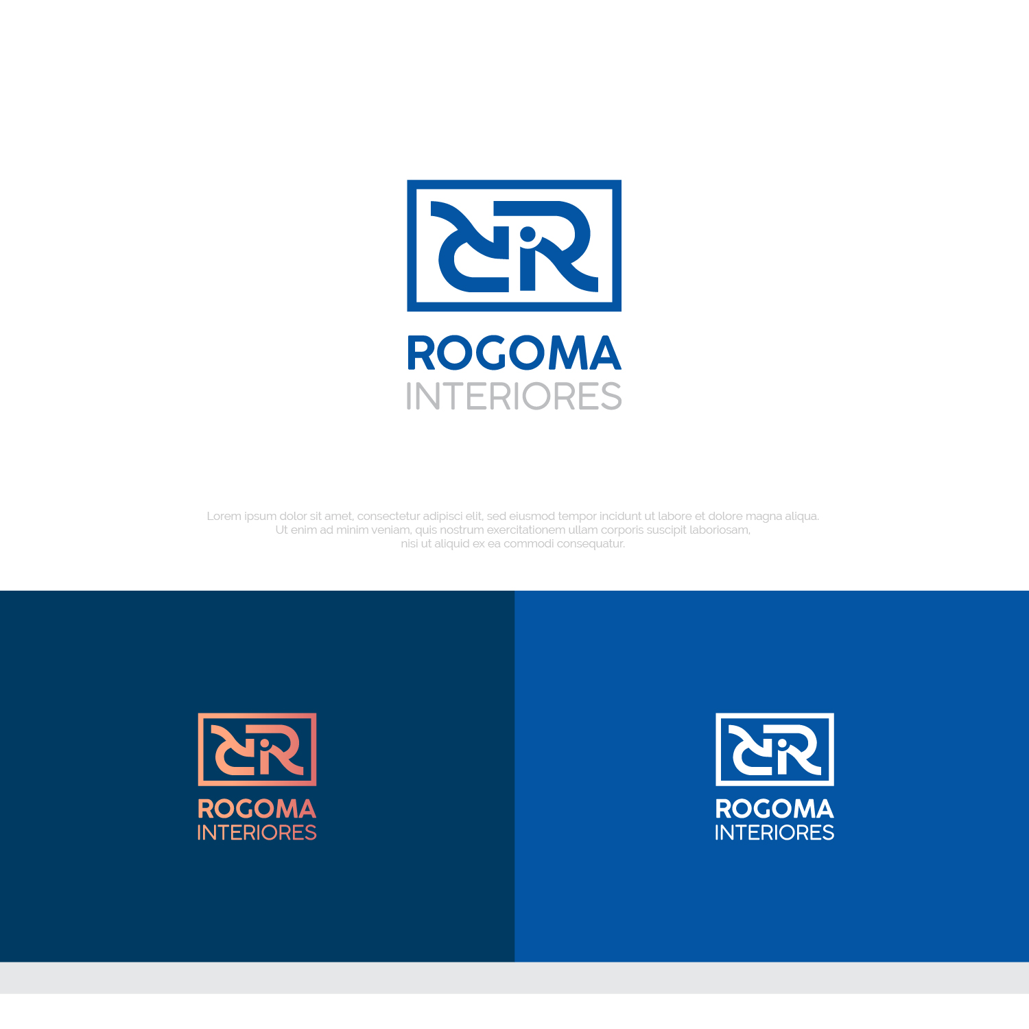 Logo Design by M6G for Rogoma Interiores | Design #24141628