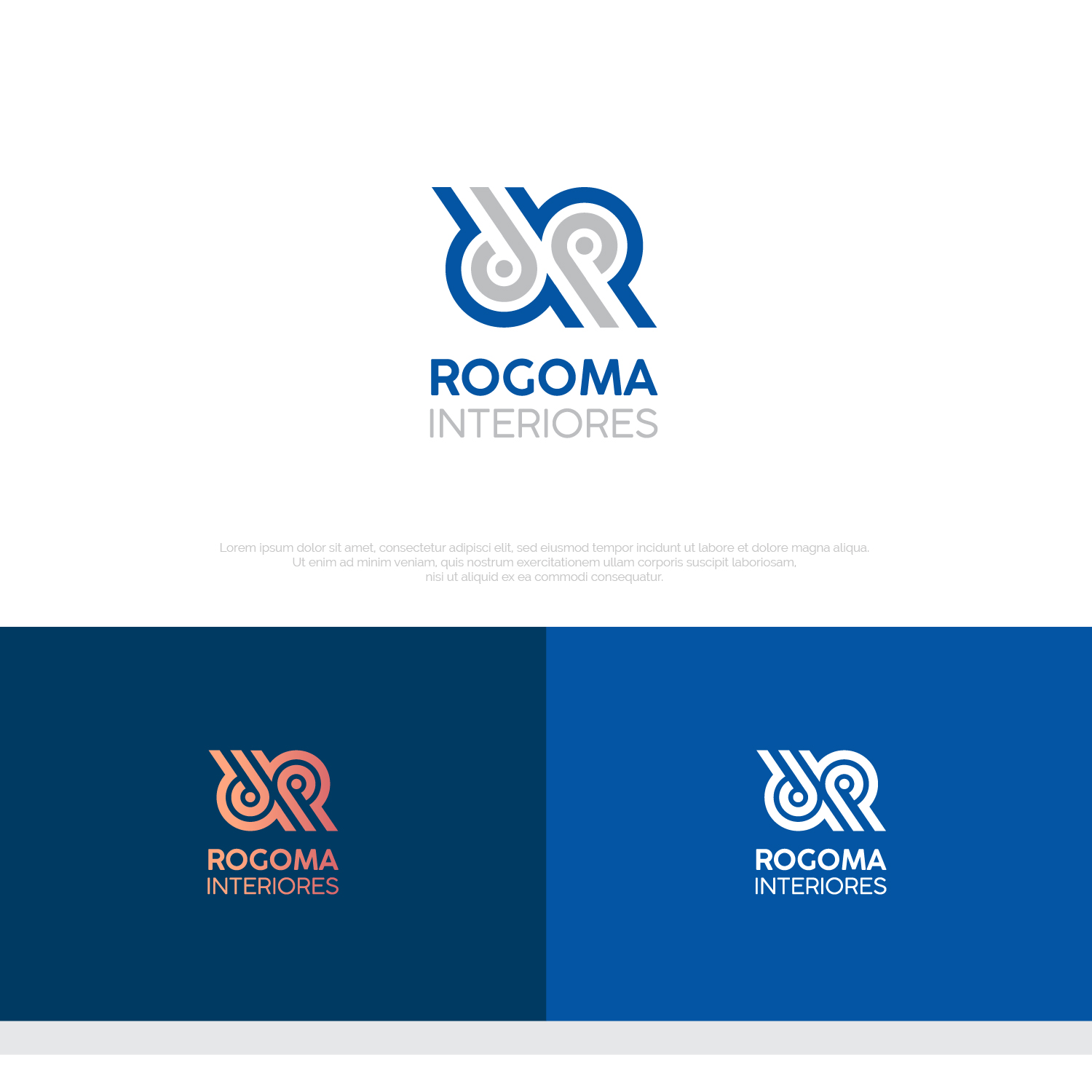 Logo Design by M6G for Rogoma Interiores | Design #24141643