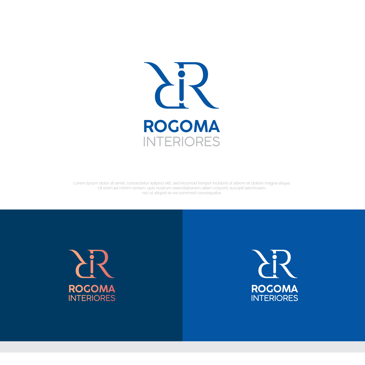 Logo Design by M6G for Rogoma Interiores | Design #24141651