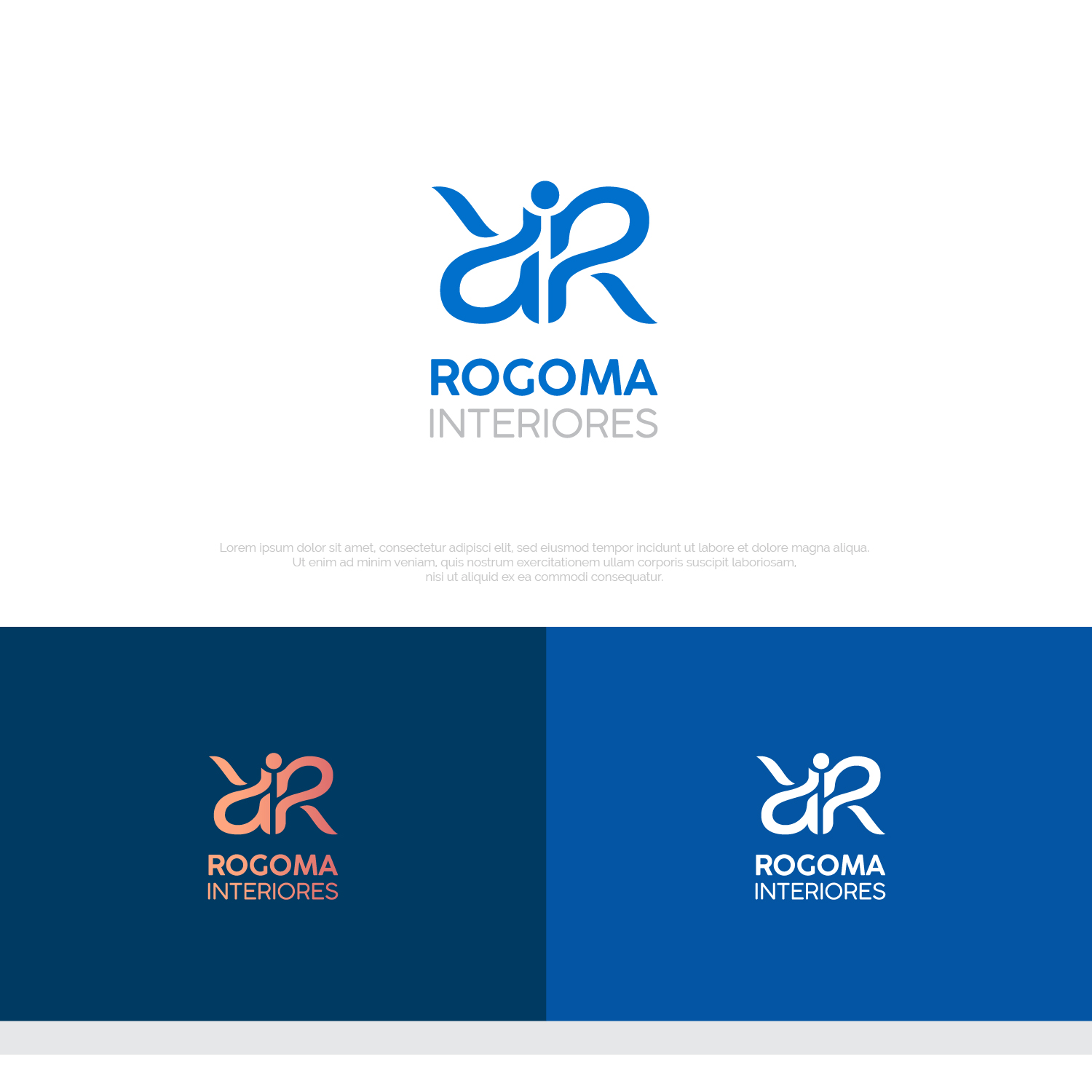 Logo Design by M6G for Rogoma Interiores | Design #24141660