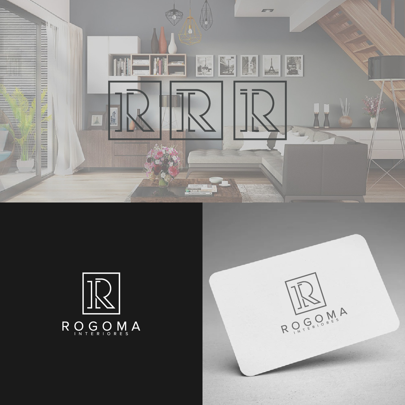 Logo Design by 4tech services for Rogoma Interiores | Design #24093404