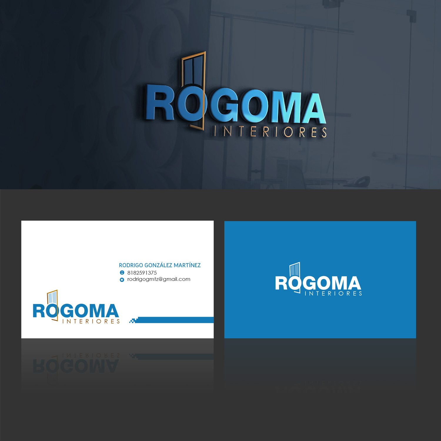 Logo-Design von soorya 4 für Rogoma Interiores | Design #24094556