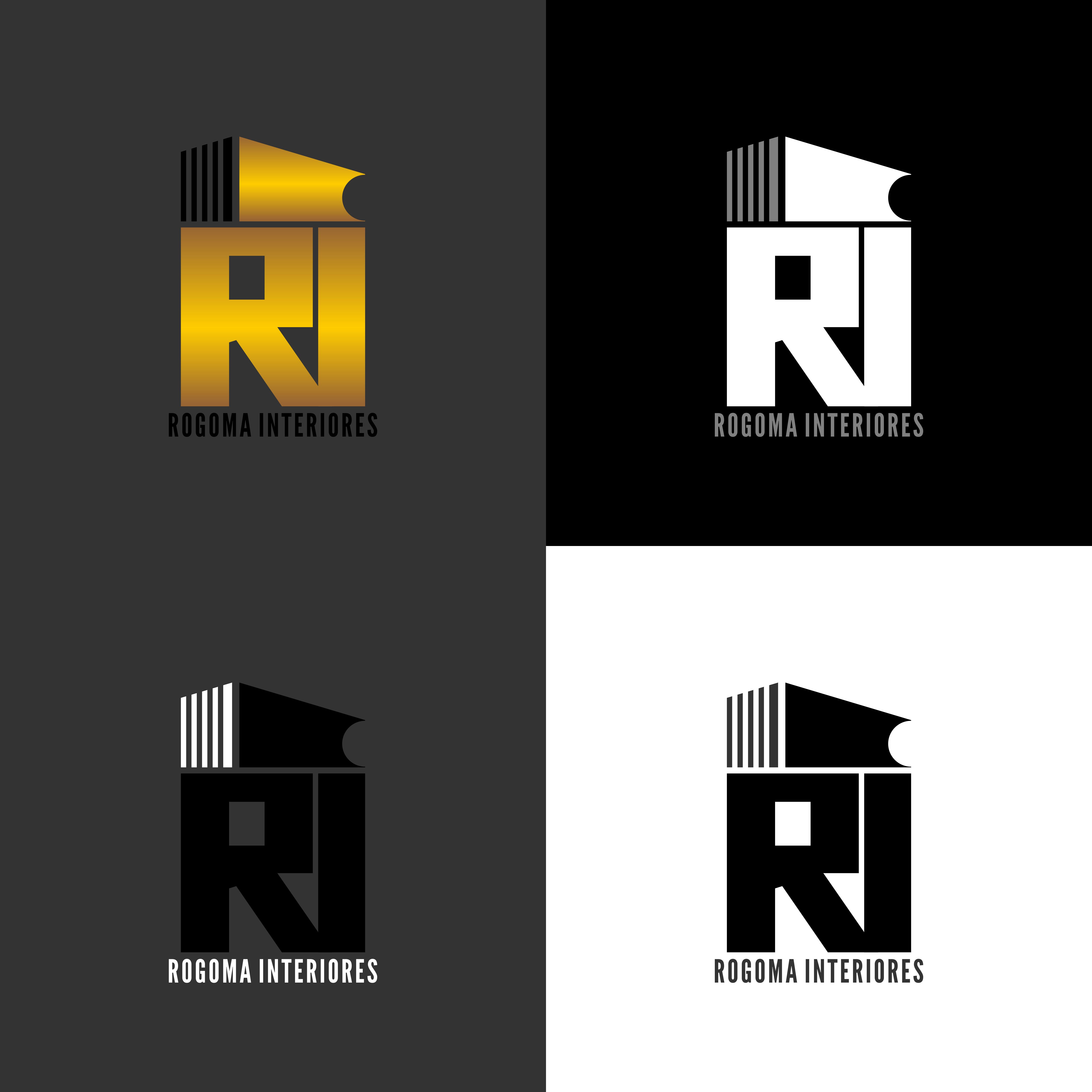 Logo Design by Monsour Edsel for Rogoma Interiores | Design #24141708