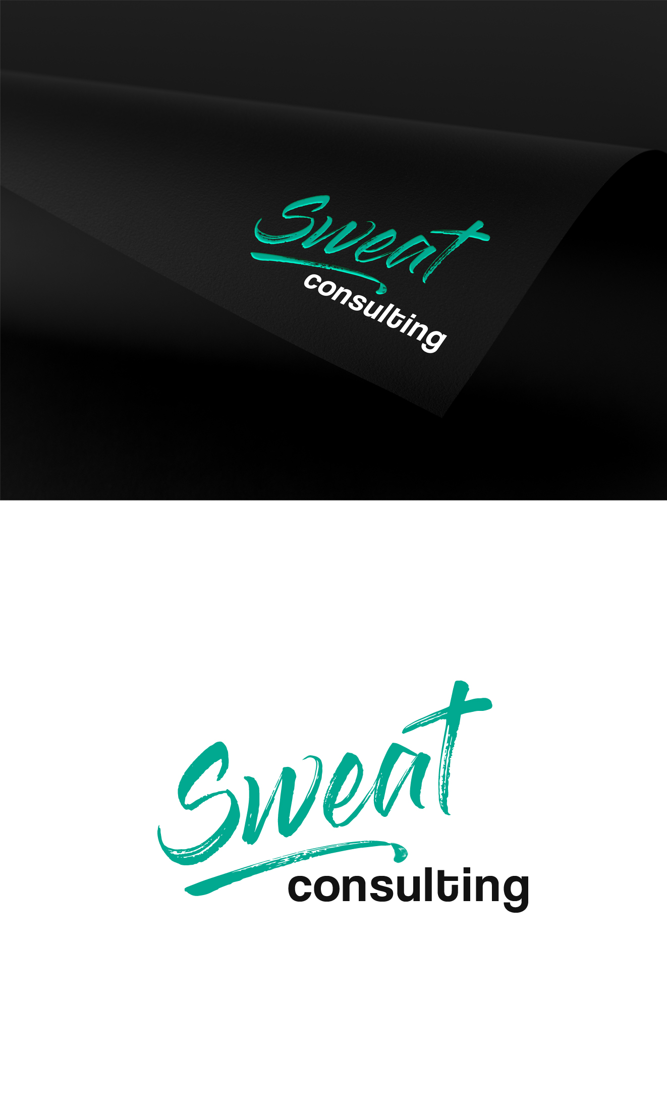 Logo Design by Ana Gocheva for Sweat Consulting  | Design #24093044