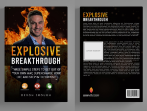 Explosive Breakthrough - An Exciting Mission & Book Cover Project | Book Cover Design by SAI DESIGNS