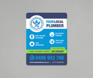 Business Card Design by logodentity for waterview plumbing | Design: #24104109