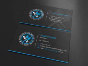 Business Card Design by Imagine design000 for waterview plumbing | Design: #24094126