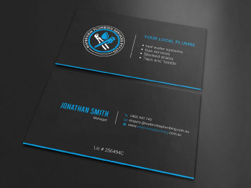 Business Card Design by Imagine design000 for waterview plumbing | Design #24094127
