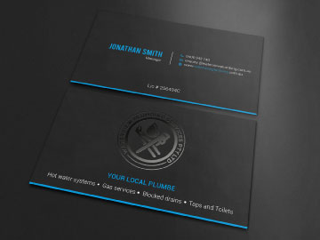 Business Card Design by Imagine design000 for waterview plumbing | Design #24094129