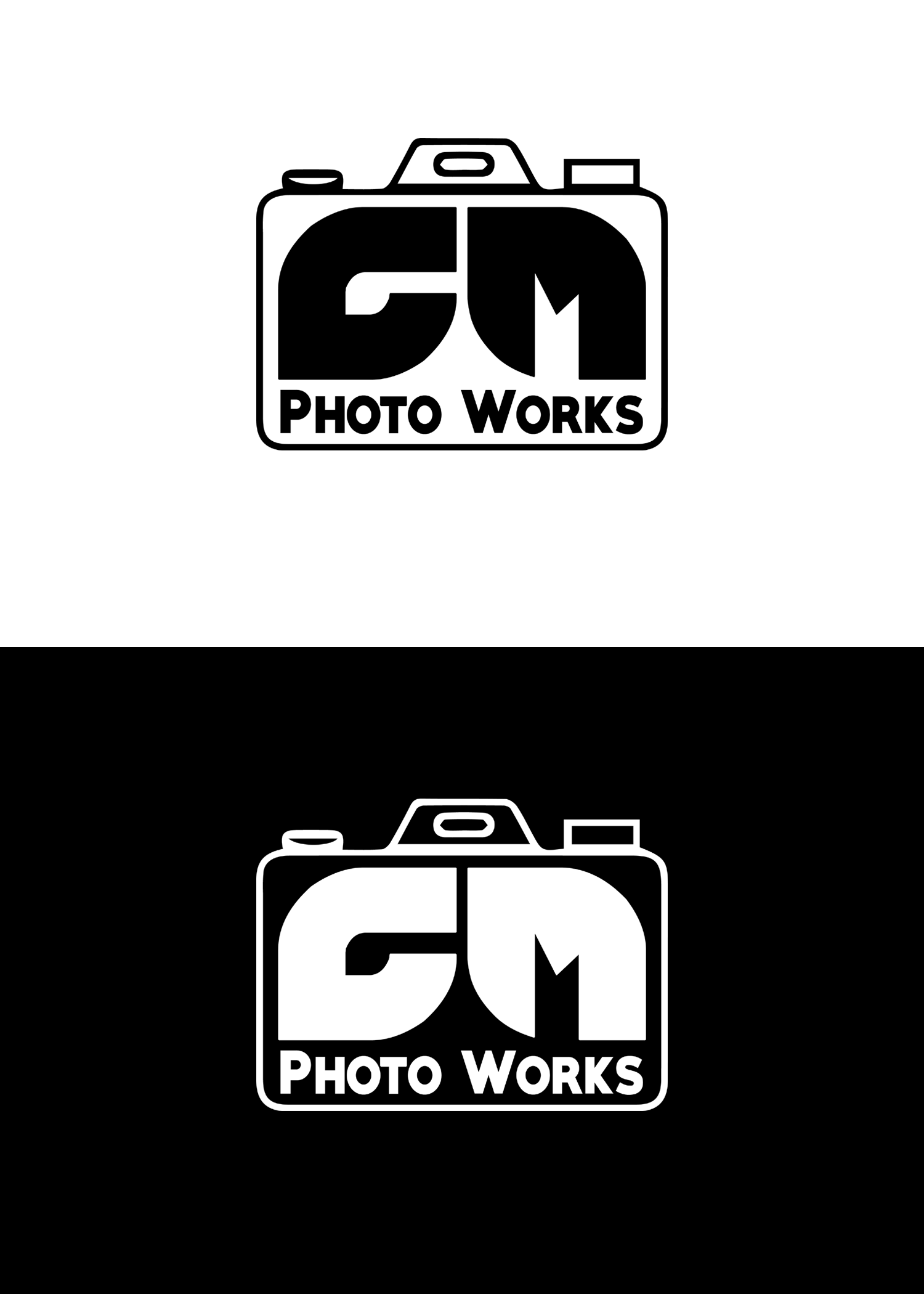 Logo Design For Cm Photo Works By 3d Karthik Design
