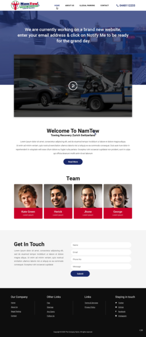 Web Design by pb for this project | Design #24108699