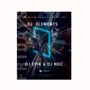 London Nightclub | Diseño de Flyer por banedsgn