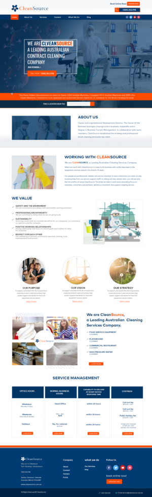Cleansource cleaning and maintenance company  | Web-Design von vedverma1984
