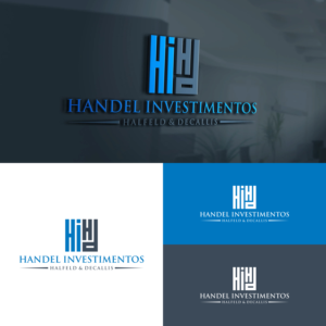 HANDEL INVESTIMENTOS (TITLE) - Halfeld & DeCallis (SUBTITLE in another line) | Logo Design by tejo