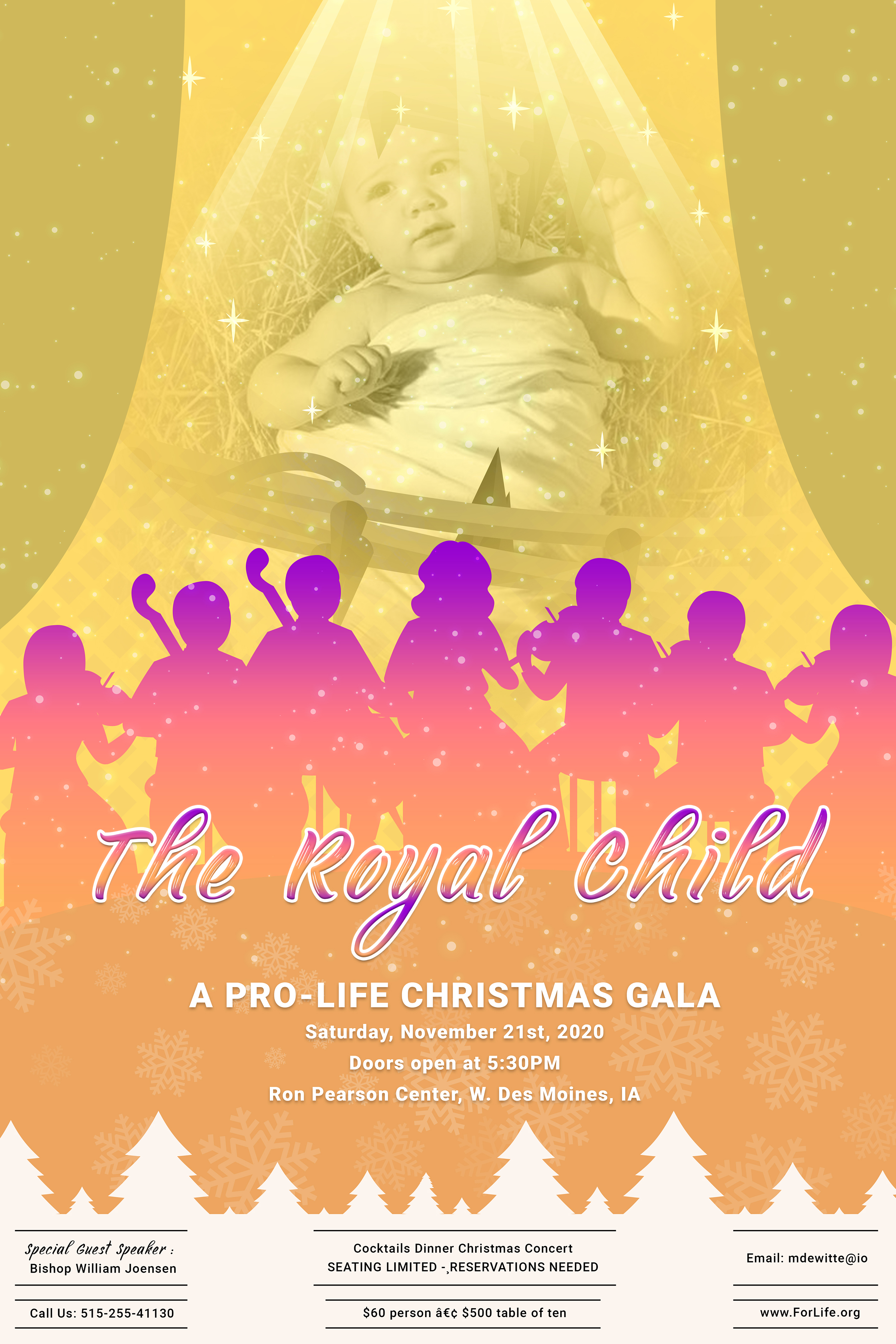 Poster-Design von Bright Star für Iowans for Life | Design #24113601