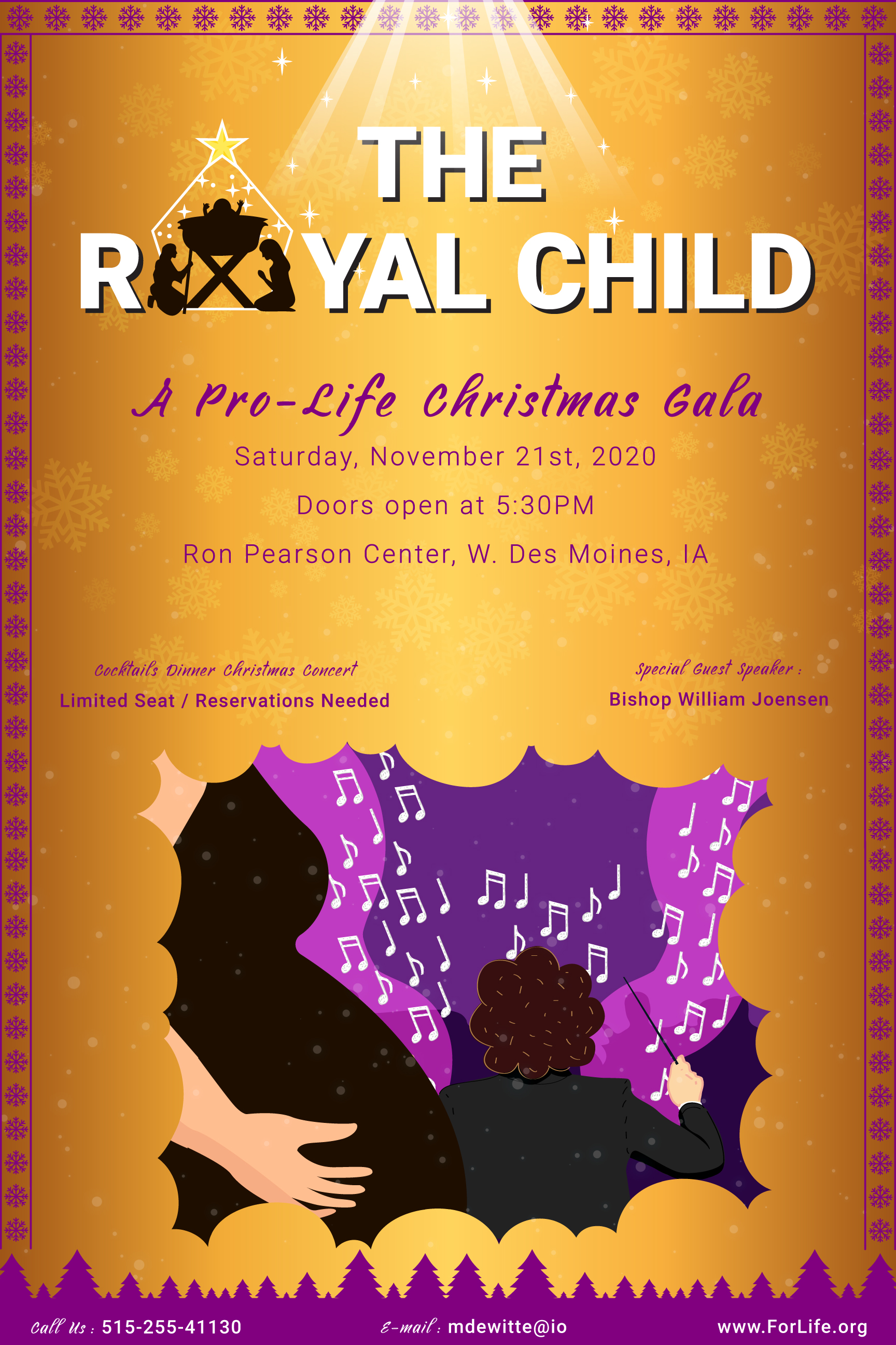 Poster-Design von Bright Star für Iowans for Life | Design #24123785