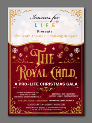 Poster Design by TSU Creations for Iowans for Life | Design: #24133923