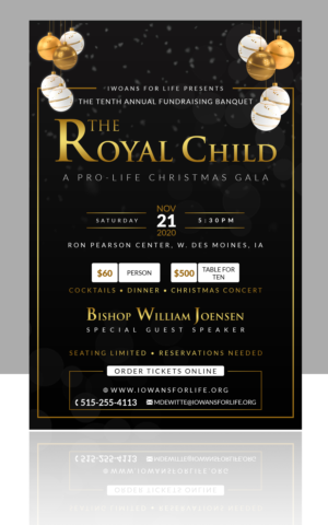 Poster-Design von SAI DESIGNS für Iowans for Life | Design: #24134729