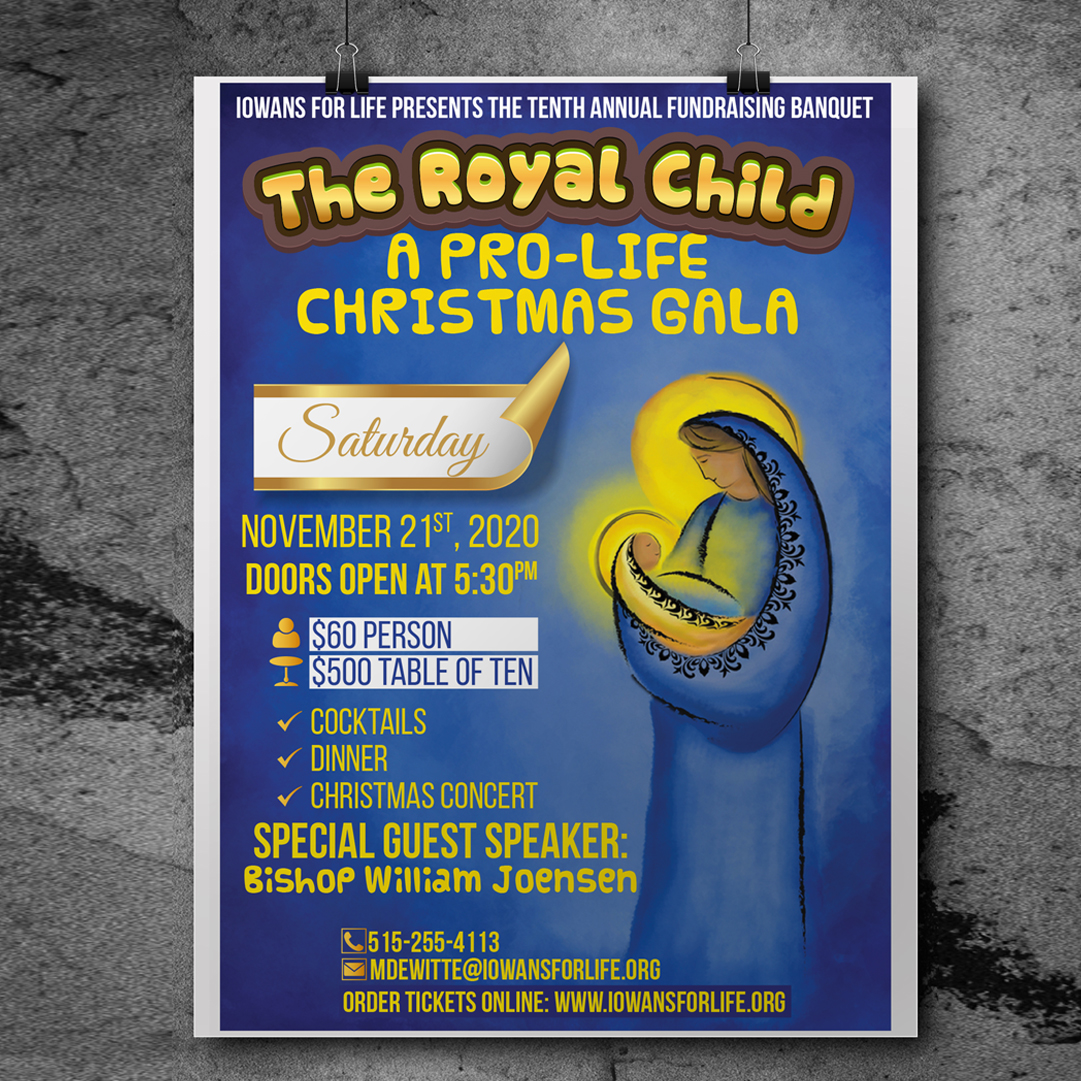 Poster-Design von Adil Ashraf für Iowans for Life | Design #24163047