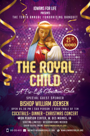 Pro-life non-profit needs a dynamic poster design for their Christmas Gala. | Diseño de Póster por HeshanKavinda
