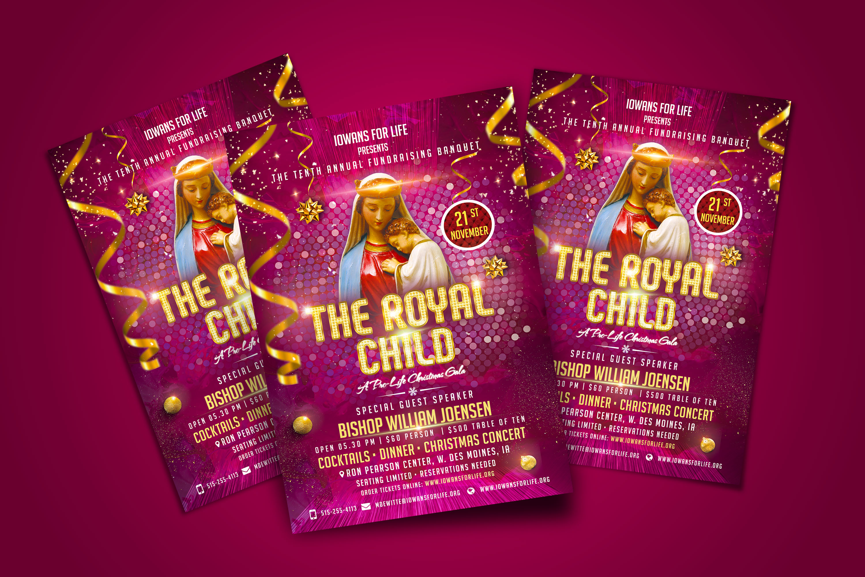 Design de Poster par HeshanKavinda pour Iowans for Life | Design #24168394