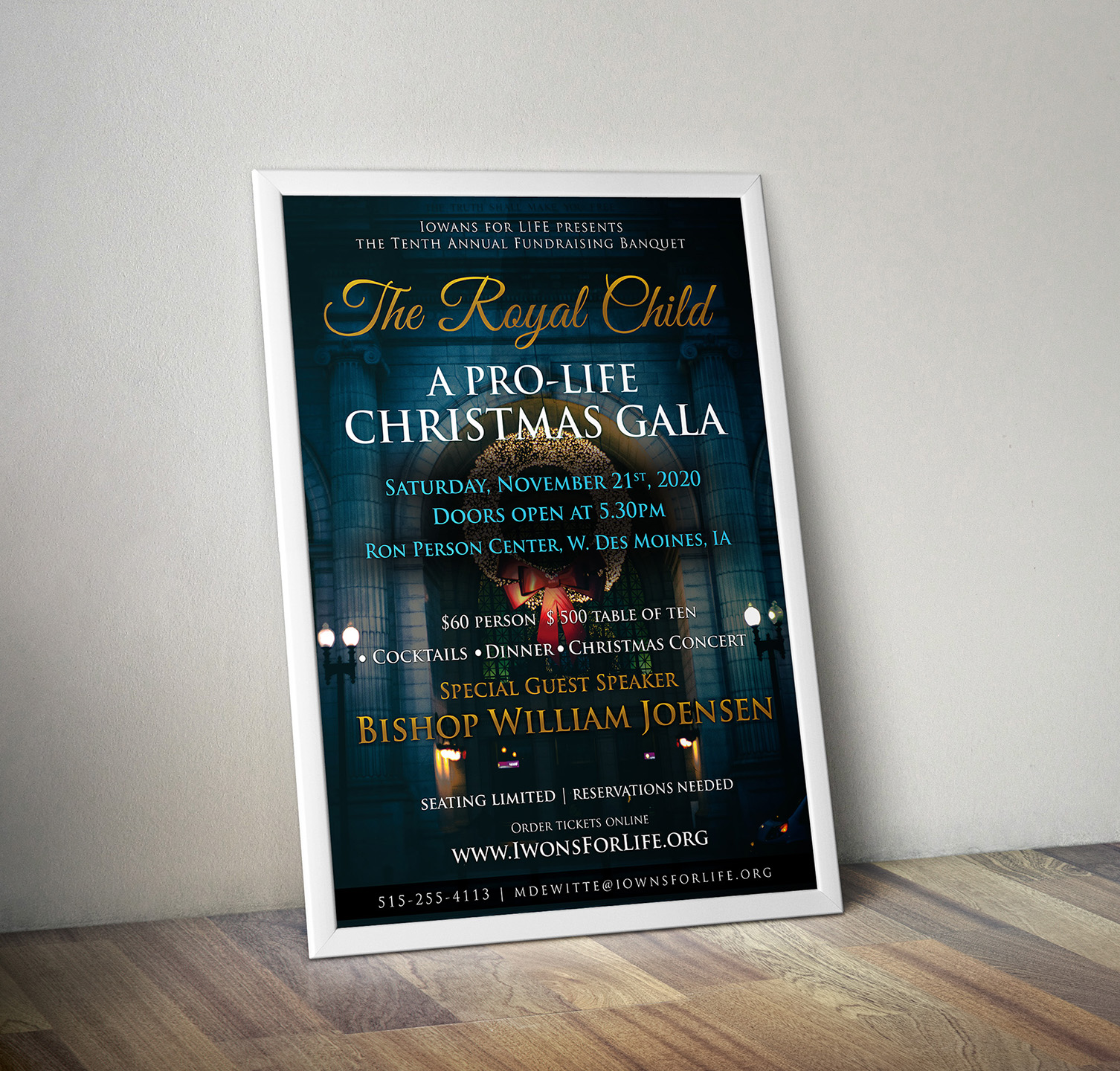 Poster Design by Manaa Design for Iowans for Life | Design #24163101