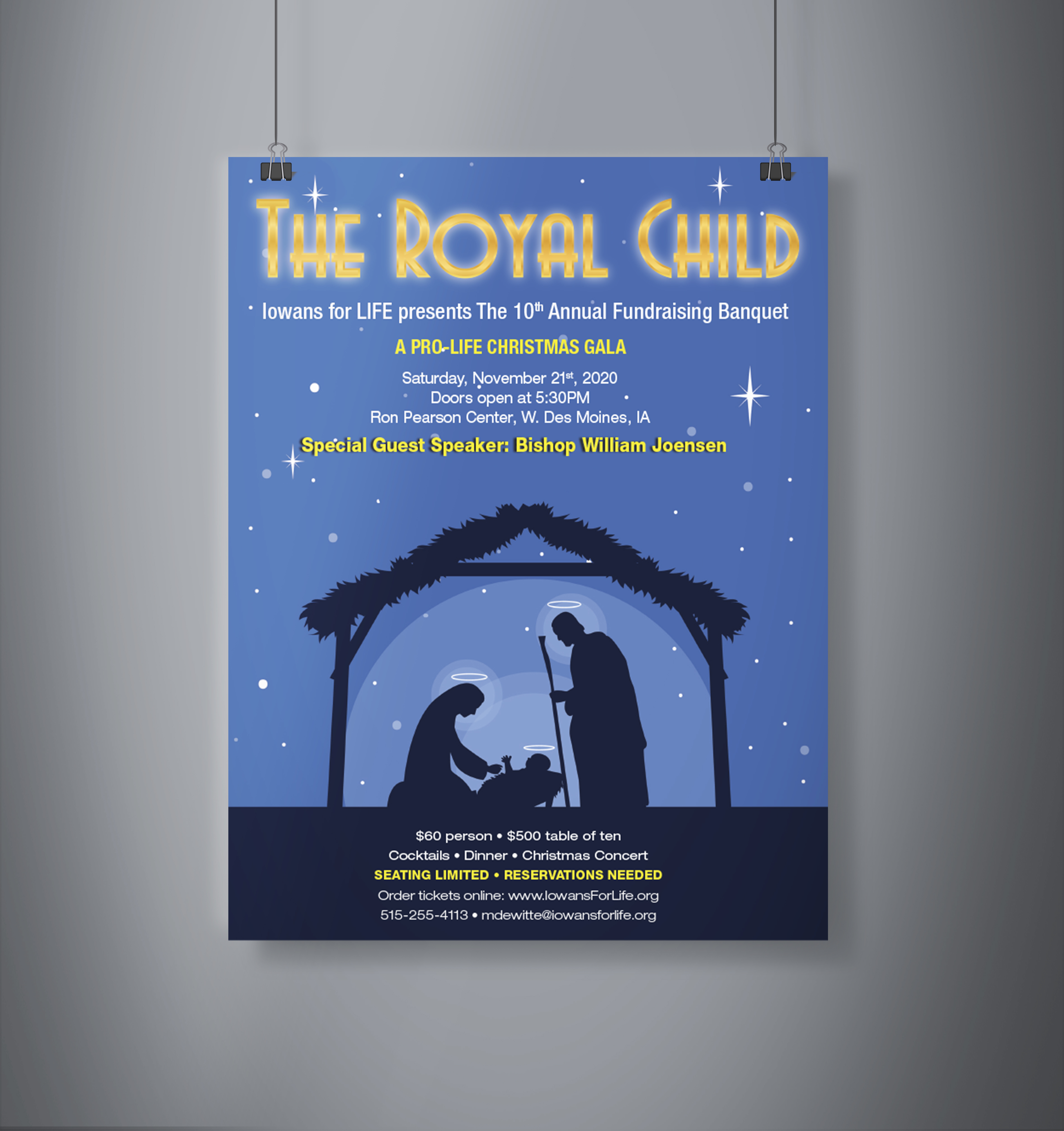 Poster-Design von LamDinh für Iowans for Life | Design #24171440