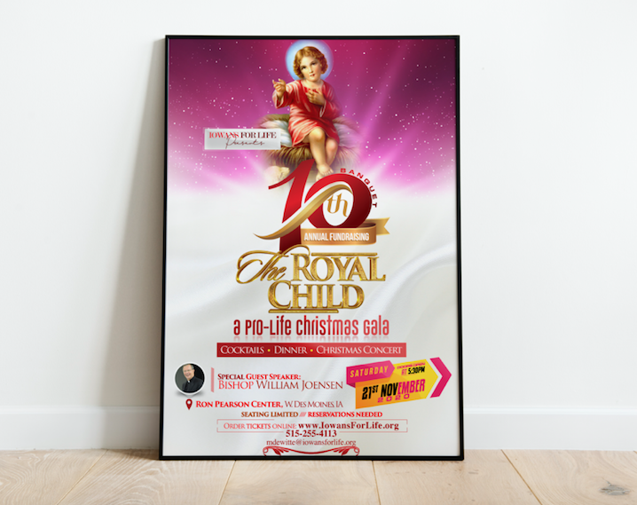 Poster Design by SelfMade Graphics for Iowans for Life | Design #24143167