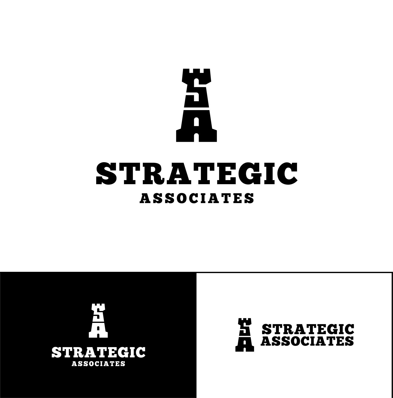 Logo Design by RAN MEI JS for Strategic Associates, LLC | Design #24149010