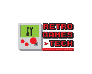Name: Retro Games Tech     Slogan: Keeping Arcade games & Pinball alive | Logo Design by vpt_creations