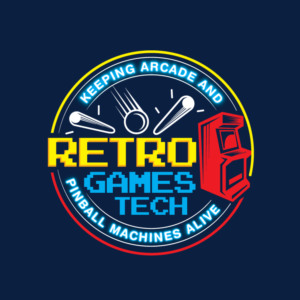 Name: Retro Games Tech     Slogan: Keeping Arcade games & Pinball alive | Logo Design by geni