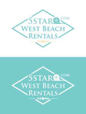 5star West Beach Rentals and the sand dollar is my icon with the 5 points. | Diseño de Logo por fatiyadesign
