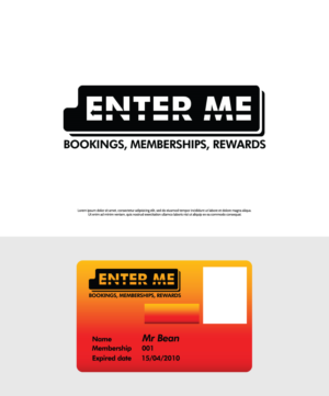  "EnterMe" "Bookings, Memberships, Rewards" | Logo-Design von Ara Studio